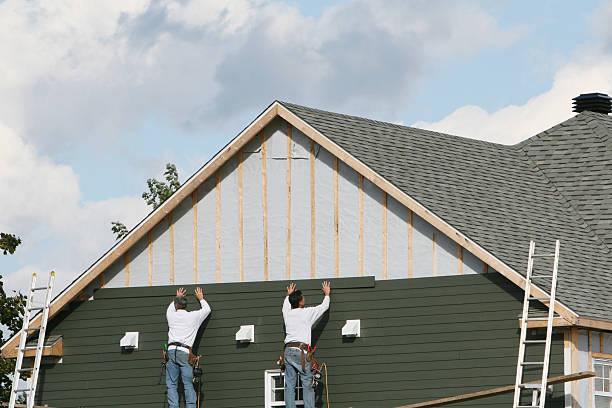 Professional Siding Replacement technician working in Franklinville, NJ